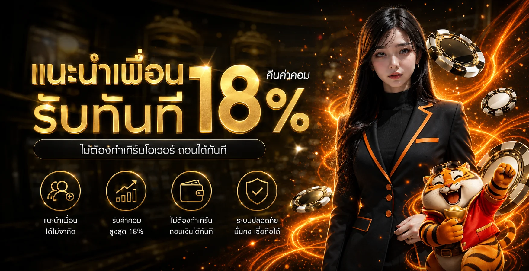 แบนเนอร์ FEKIC แนะนำสมาชิกและความปลอดภัย